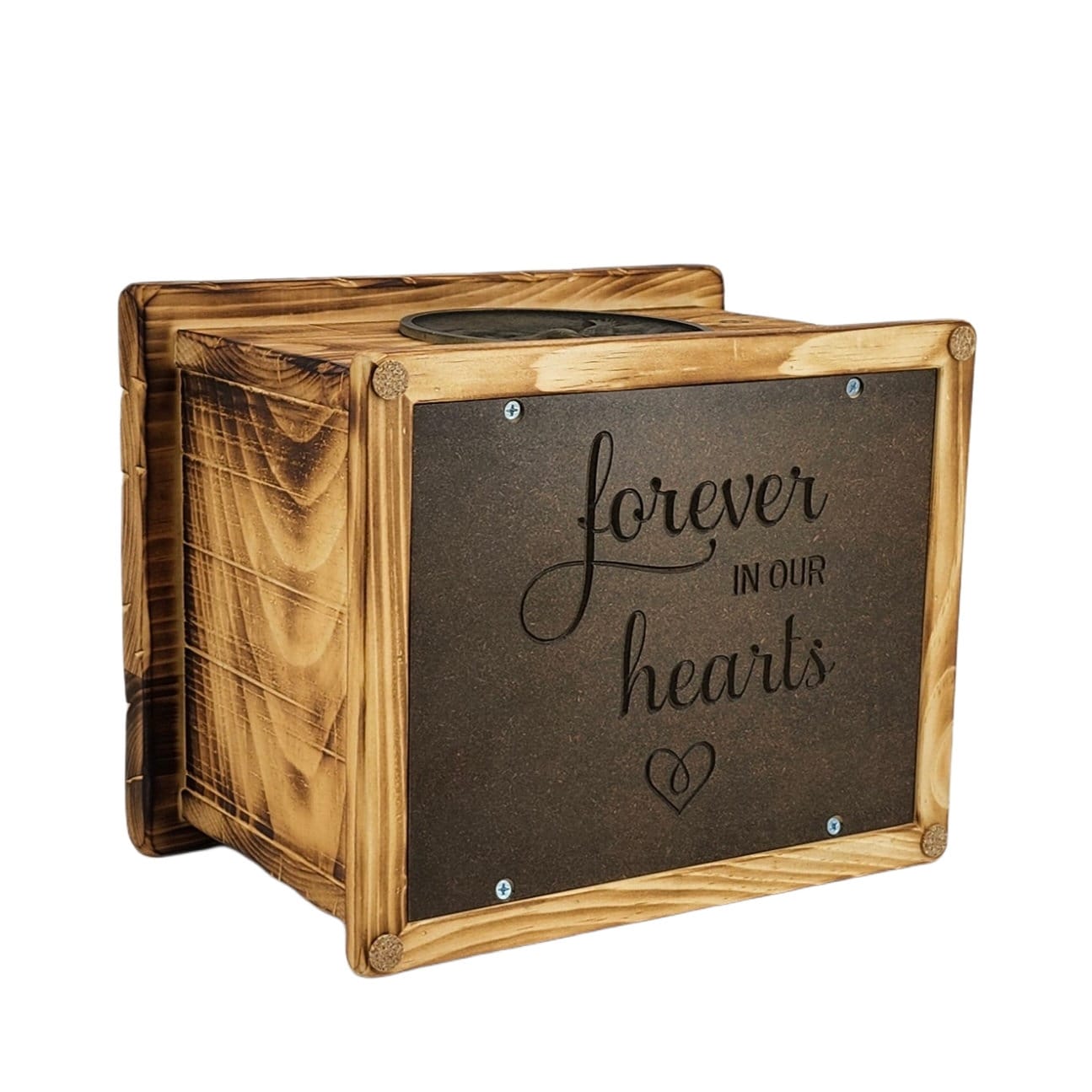 Rustic Flame Oversized Urn